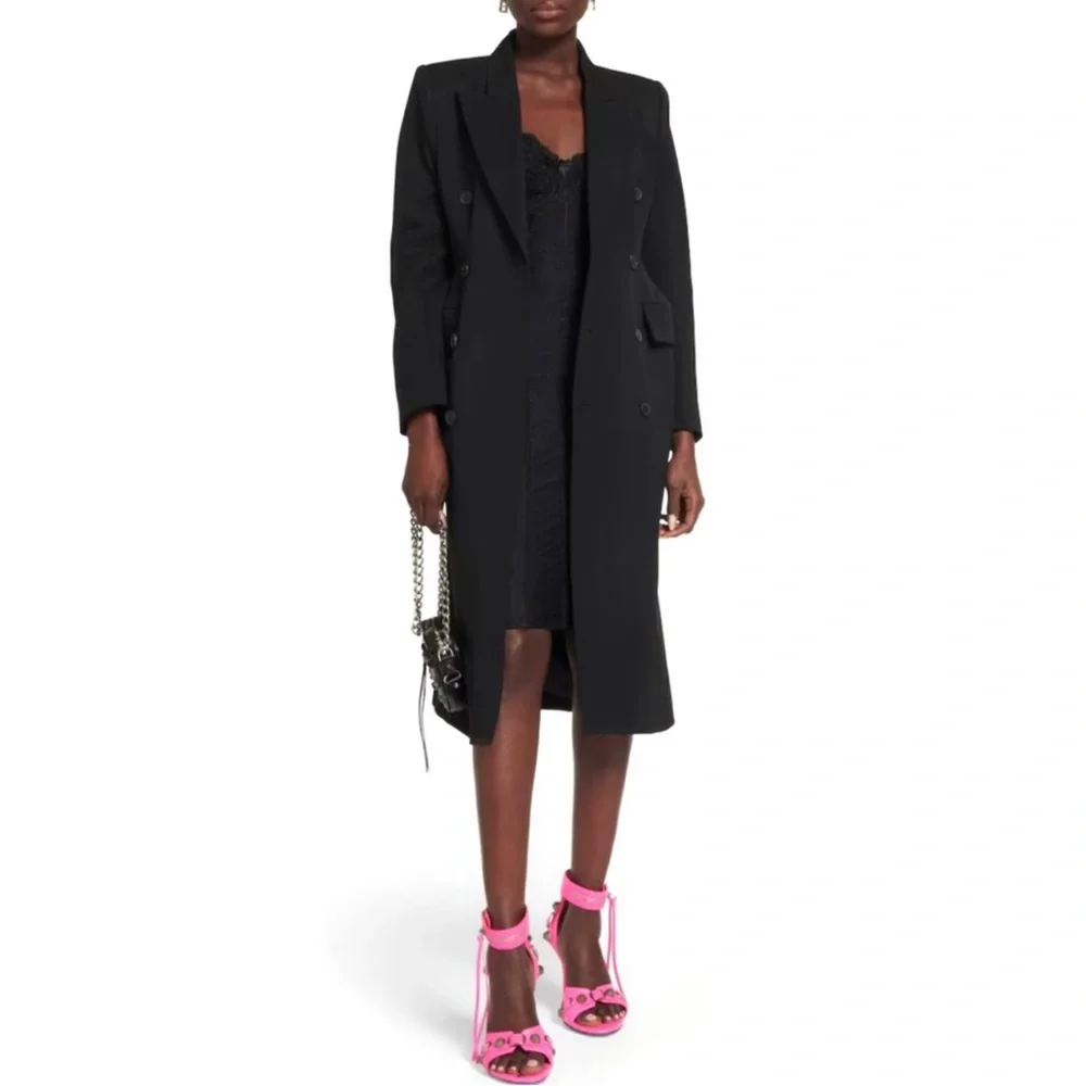 NEW BALENCIAGA REVOLVE PINK LEATHER SANDALS - Picture 16 of 16